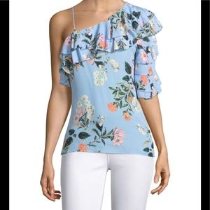 Women's Blue Clayton One Shoulder